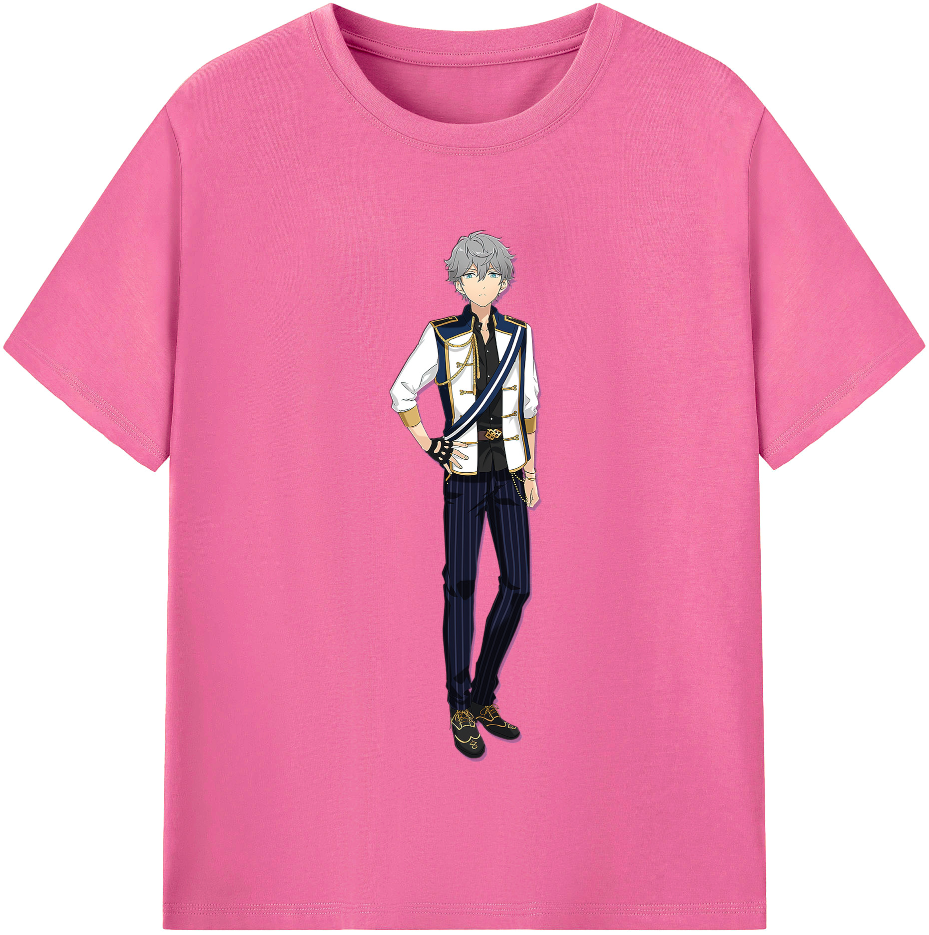 （画像用） あんさんぶるスターズ! Ensemble Stars レディースカジュアルプリントTシャツ（綿100％）